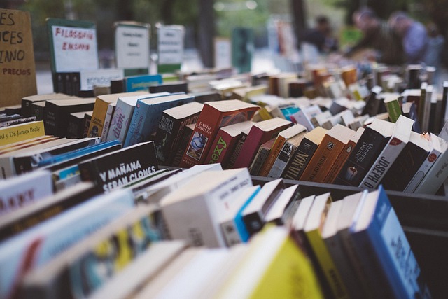 People browsing books in a friendly bookshop environment